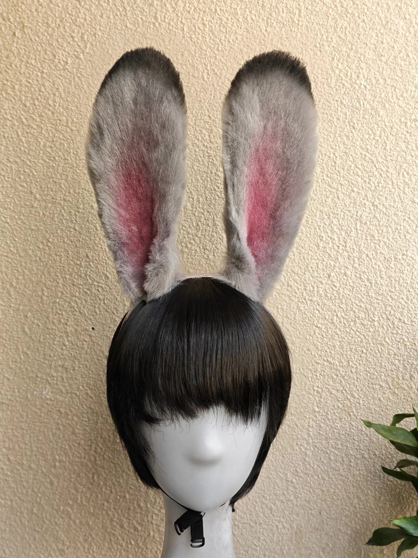 Handmade Judy Hopps Rabbit Ears Headband and Hair Clip Set