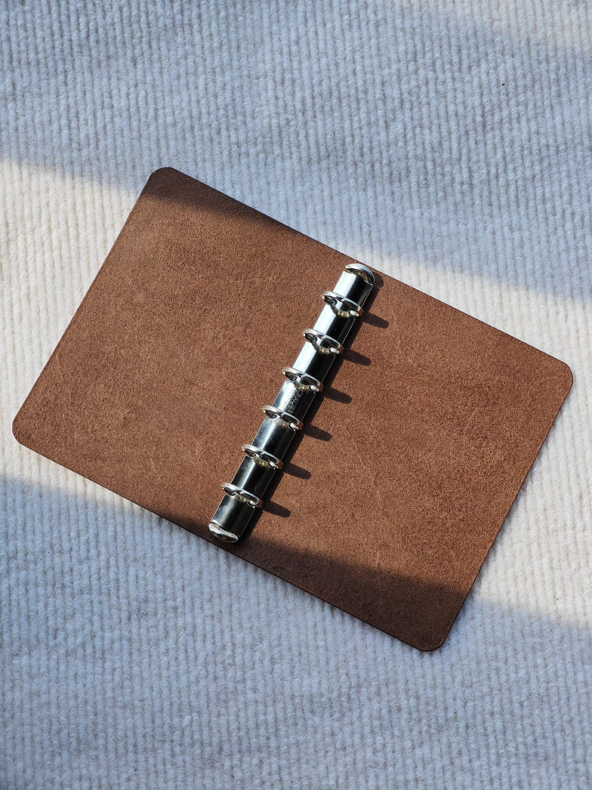 A7 Leather Planner Notebook Six Ring Binder