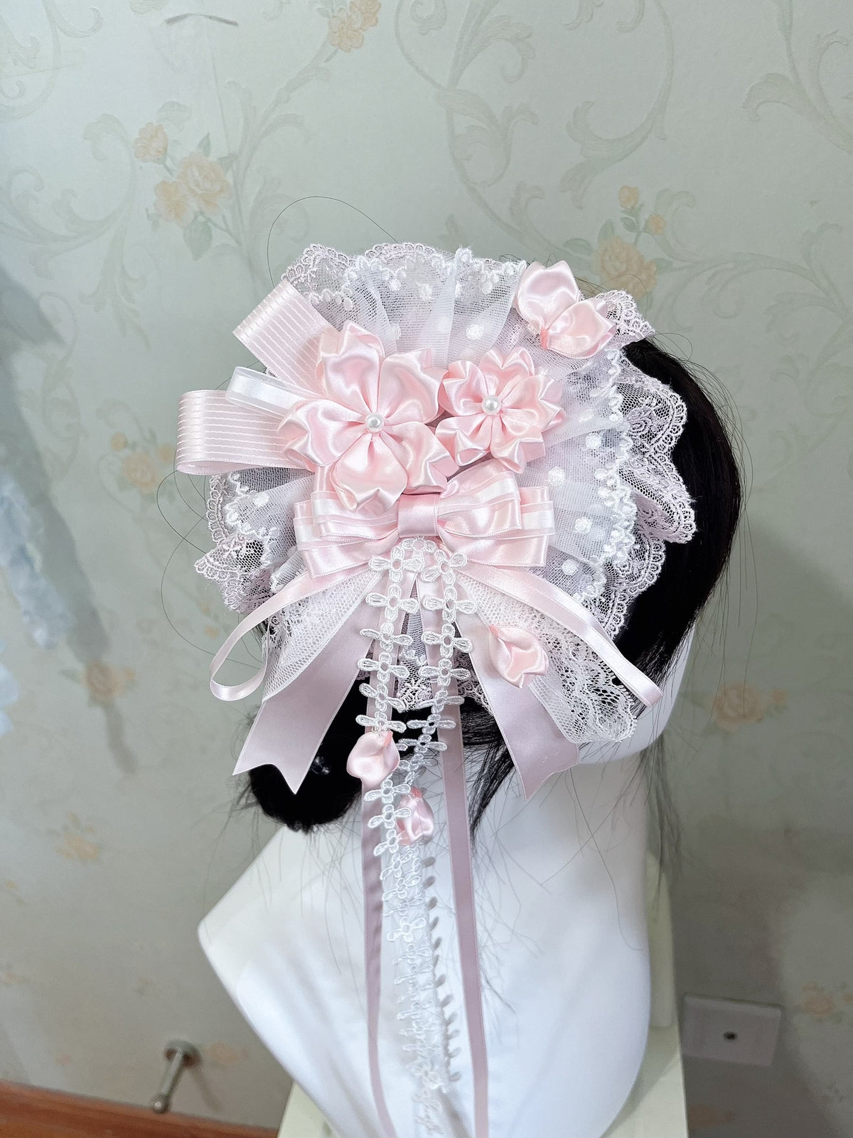 Pink Sakura Lolita Hairpiece