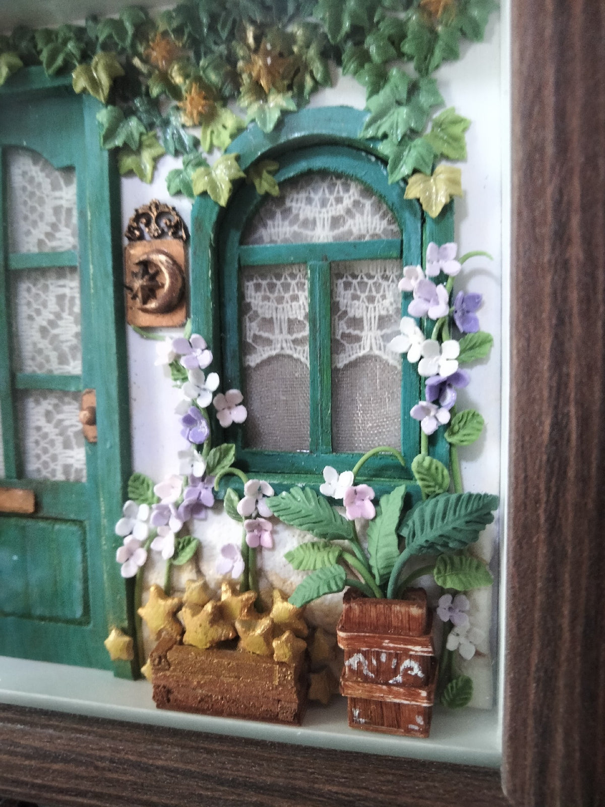 Miniature Diorama Shadow Box Star Cottage