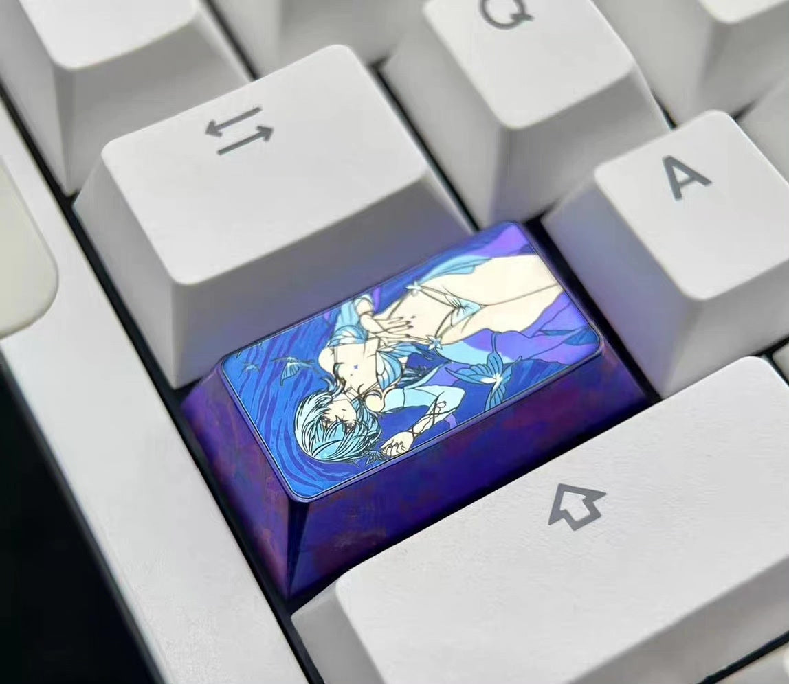 EVA Rei 1.75u Titanium Alloy Keycap