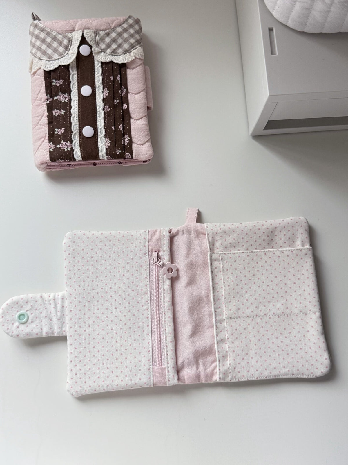 Quilted Doll Collar Passport Holder