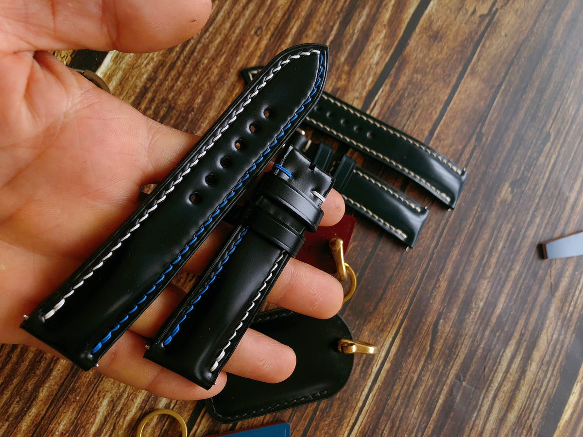 Custom Japanese Shinki Horsehide Watch Strap