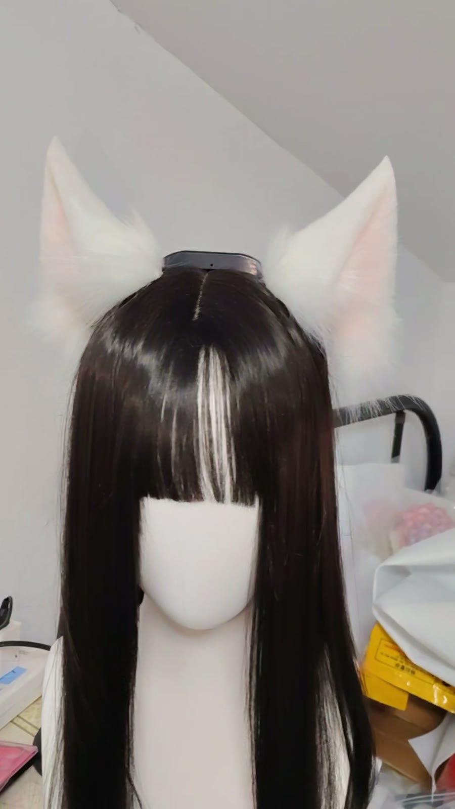 Animatronic Fox Ears Plush Faux Fur