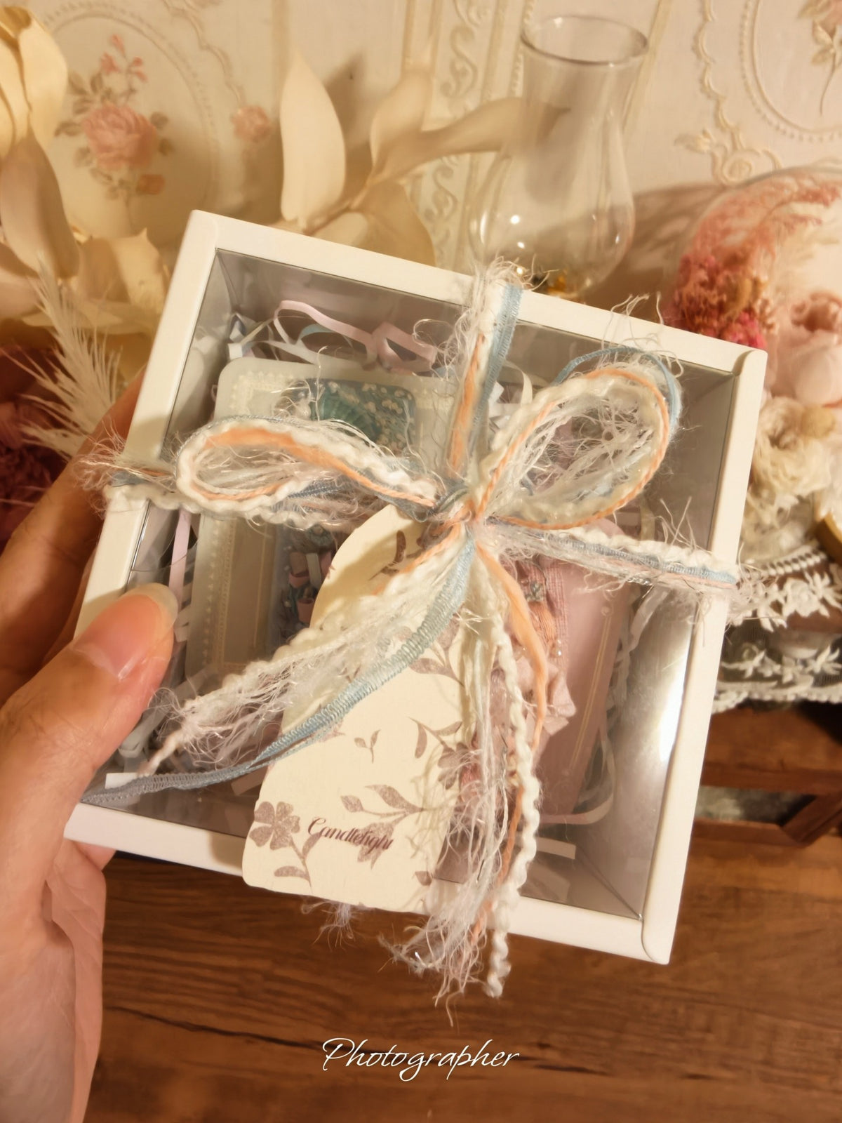 Handmade Embroidery Hair Clips Set Rabbit Ocean