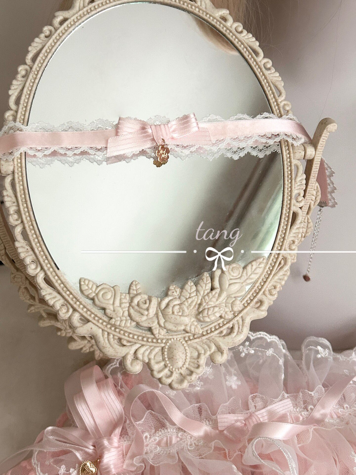 Lolita Satin Bow Headband KC Set