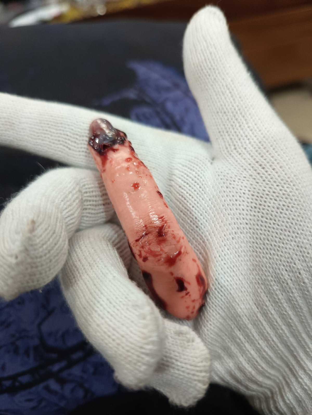 Cthulhu Severed Finger Resin Pendant