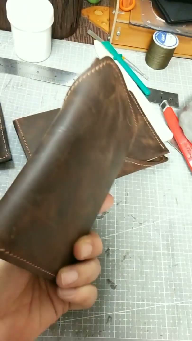 Crazy Horse Leder A7 Notizbuchcover