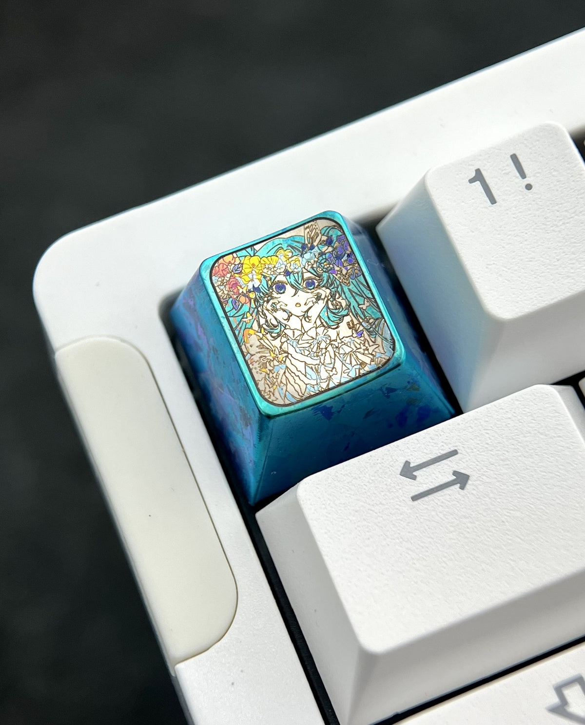 Titanium Alloy Anime Keycap Artisan