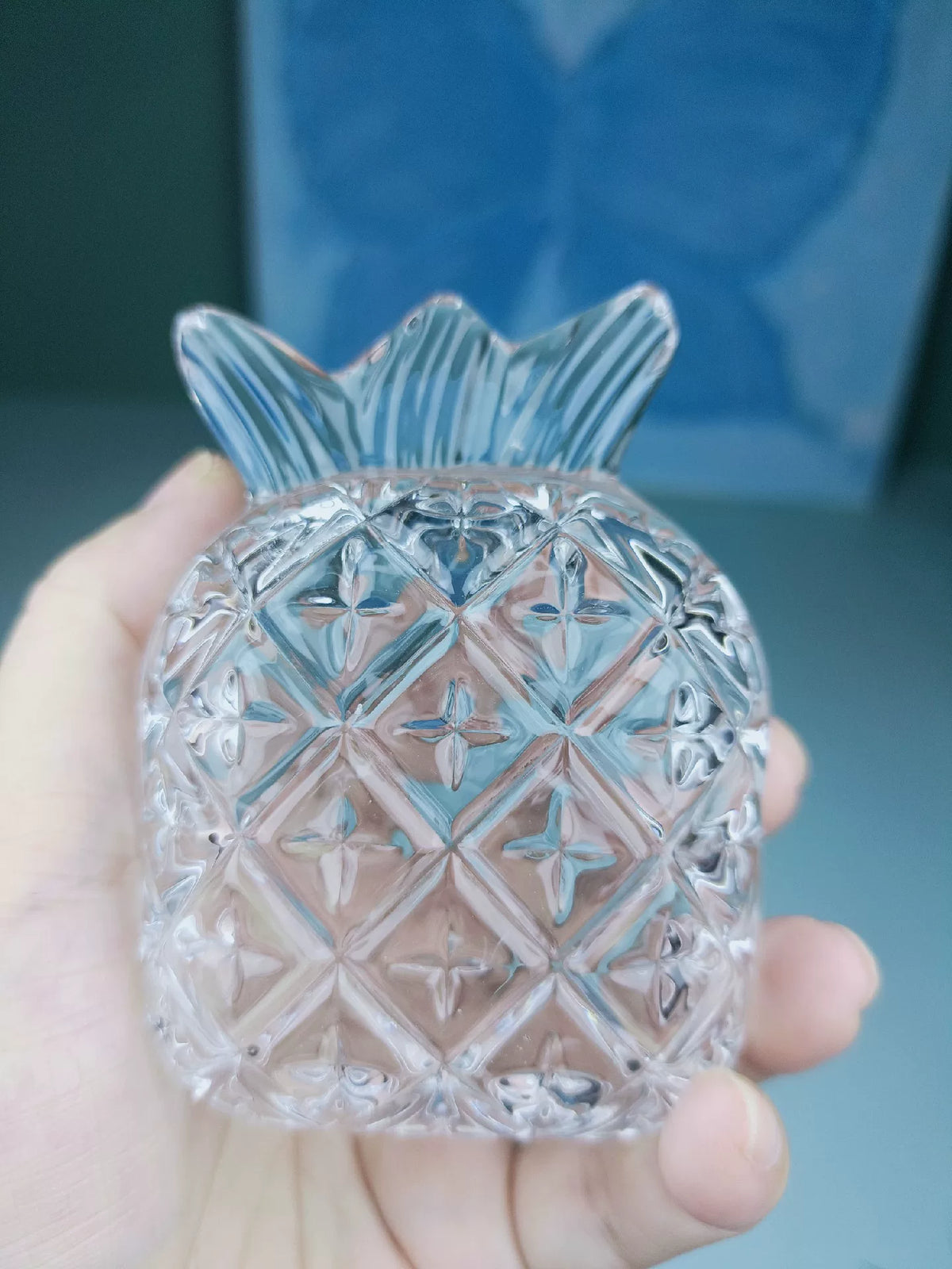 Clear Silicone Pineapple Mold Two Piece