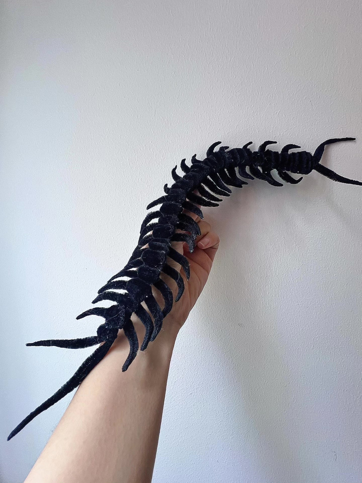 Poseable Chenille Stem Centipede Plush Toy