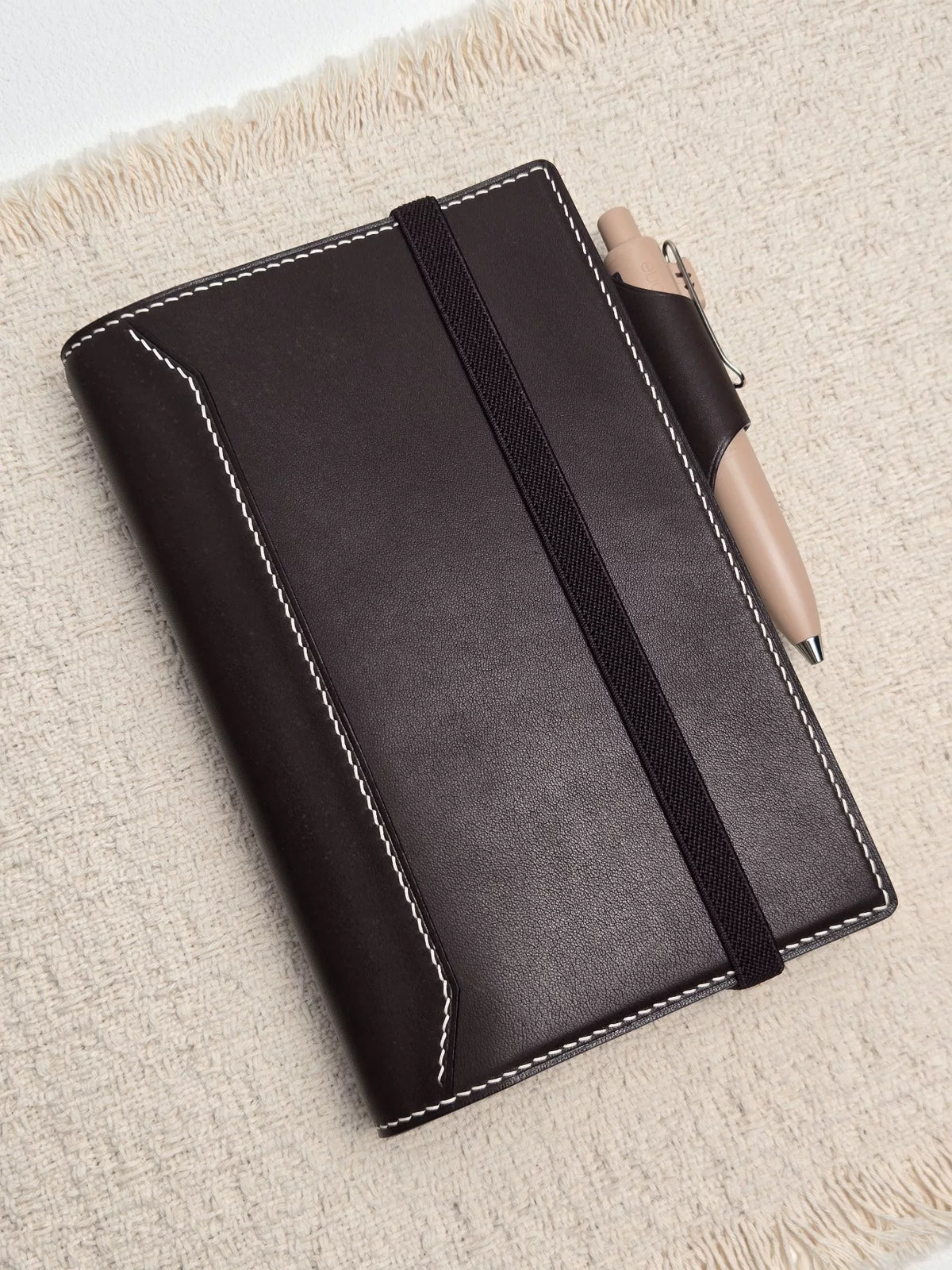 Handgefertigter Leder-Ringordbuch-Cover (Personal Size)