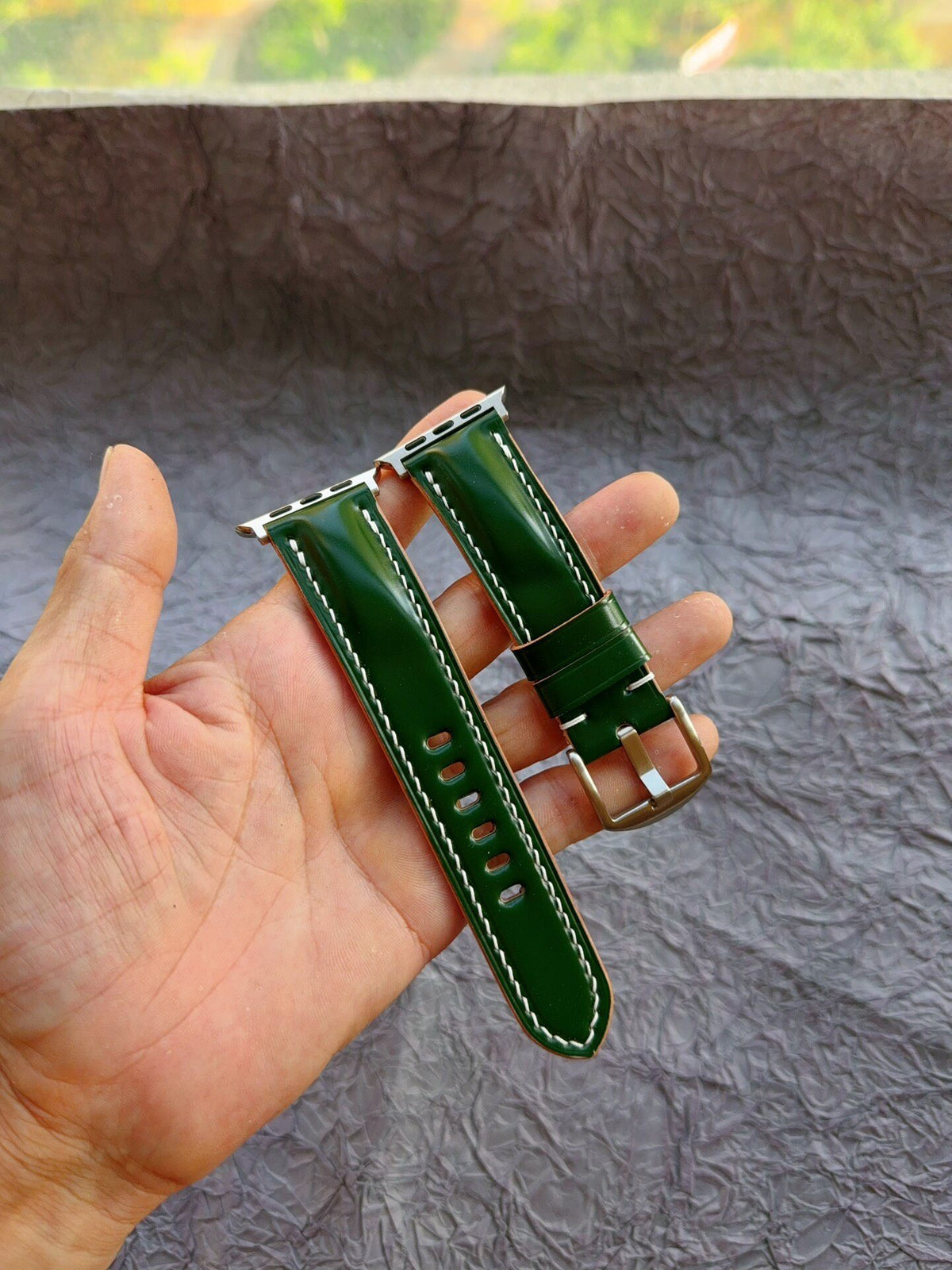 Apple Watch Shell Cordovan Leather Strap