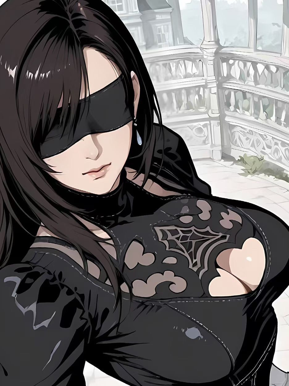 Tifa 2B Anime Art Framed Print