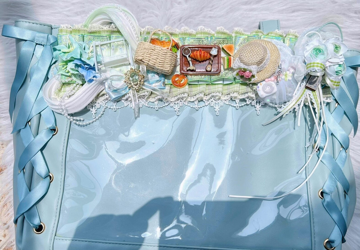 Picnic Themed Bag Charm Accessory Set