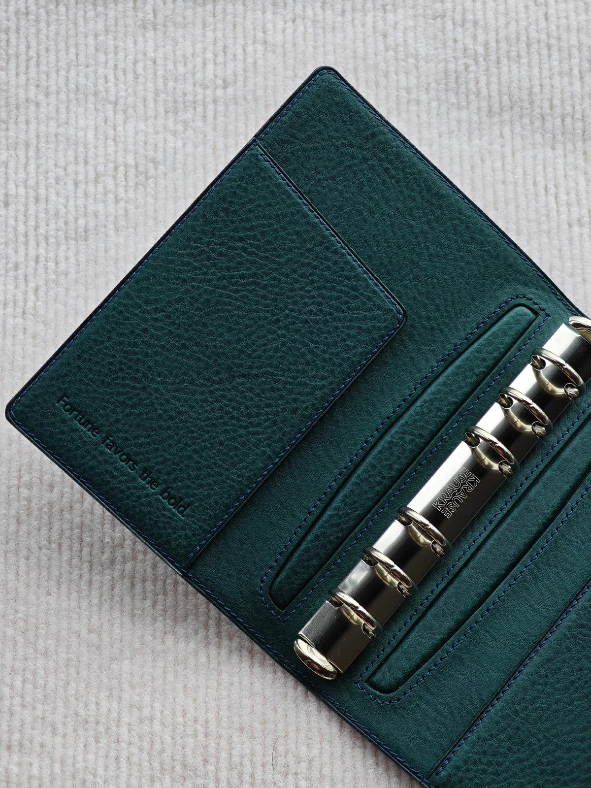 A6 Shell Cordovan Leather Notebook Cover