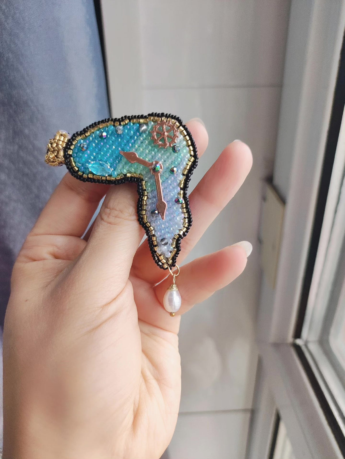 Dali Clock BB Clip Handcrafted Accessory