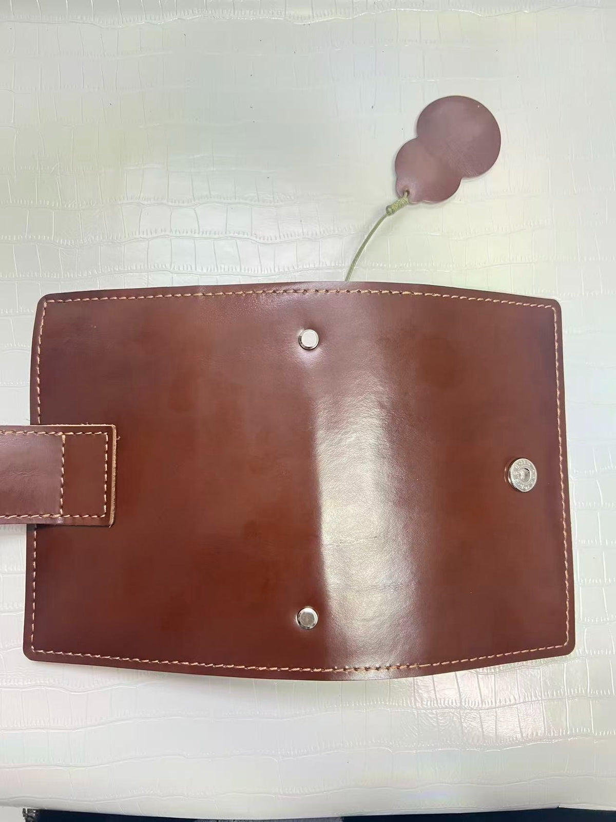 Handmade Top-Layer Cowhide A7 Planner Cover