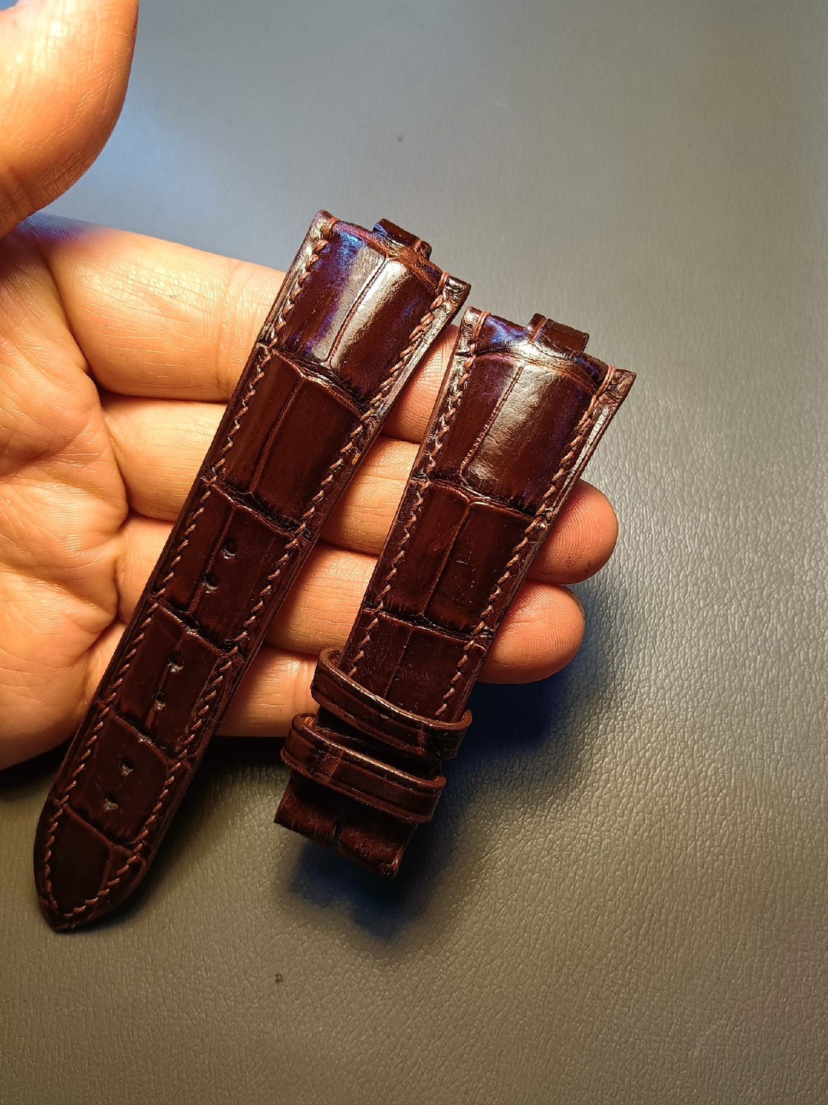 Vacheron Constantin Overseas Crocodile Leather Watch Strap