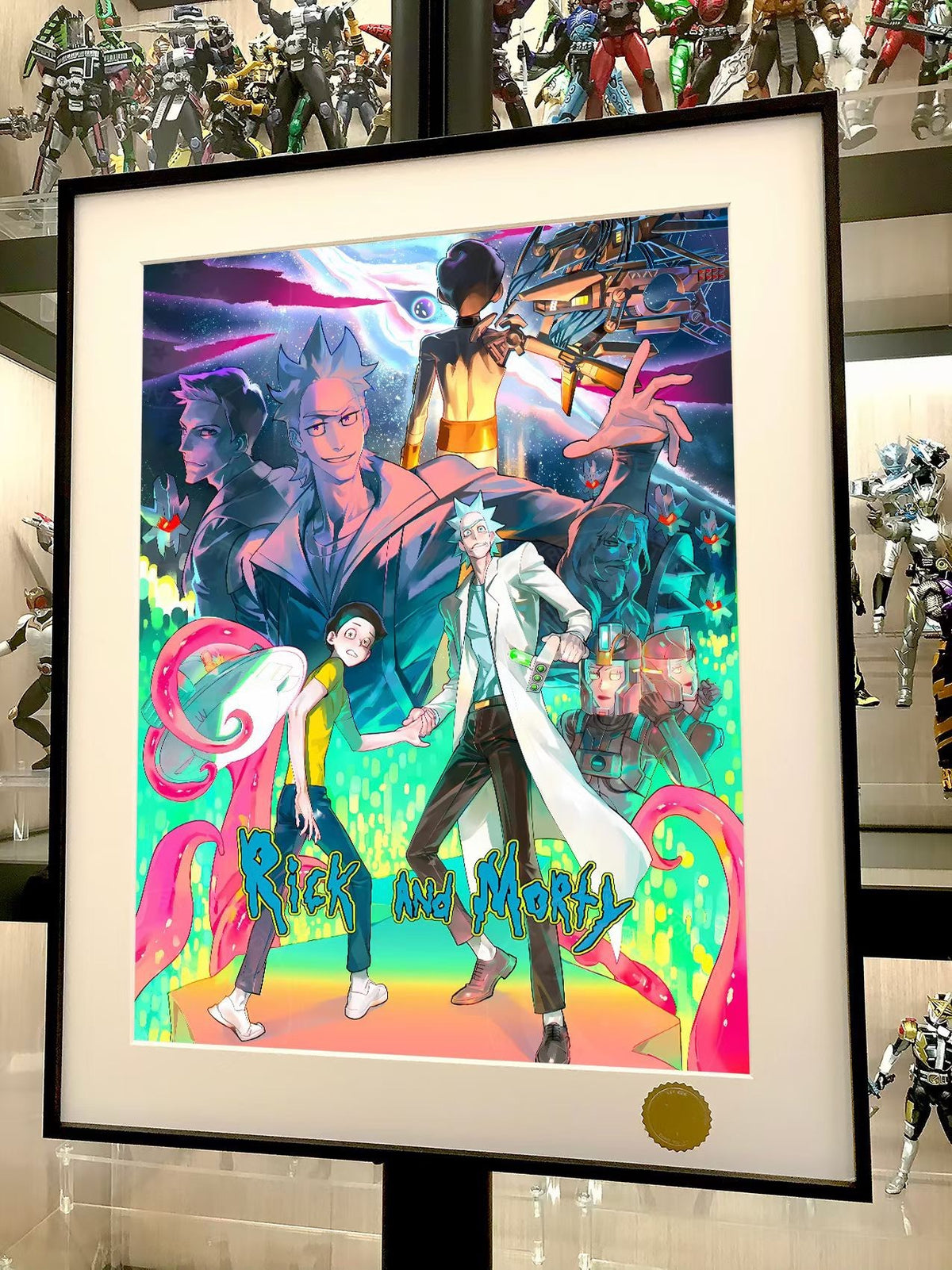 Rick and Morty Framed Art Print Limited Edition