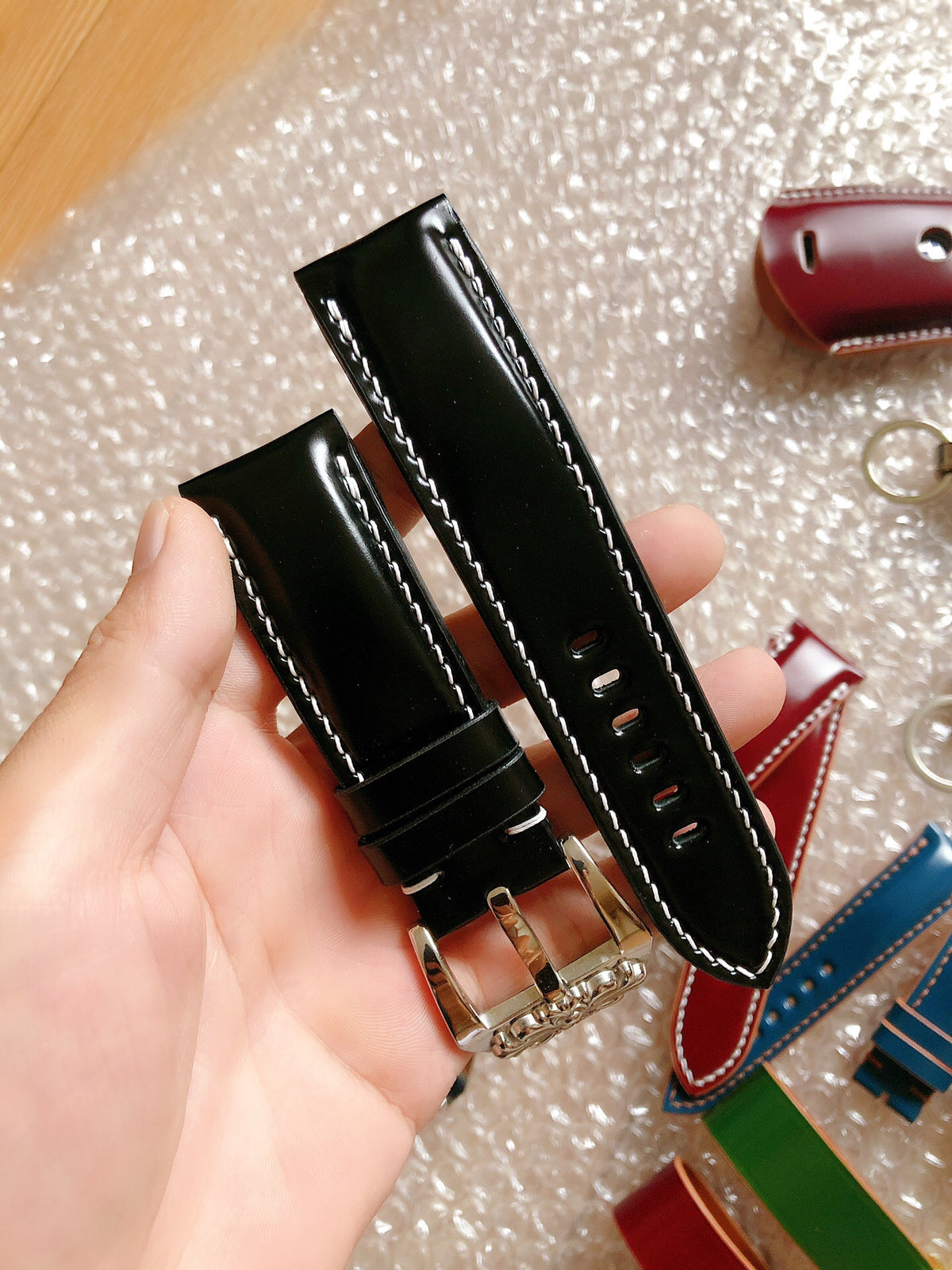 Custom Japanese Shinki Horsehide Watch Strap