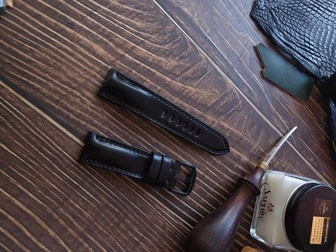 Horween Shell Cordovan Custom Watch Strap