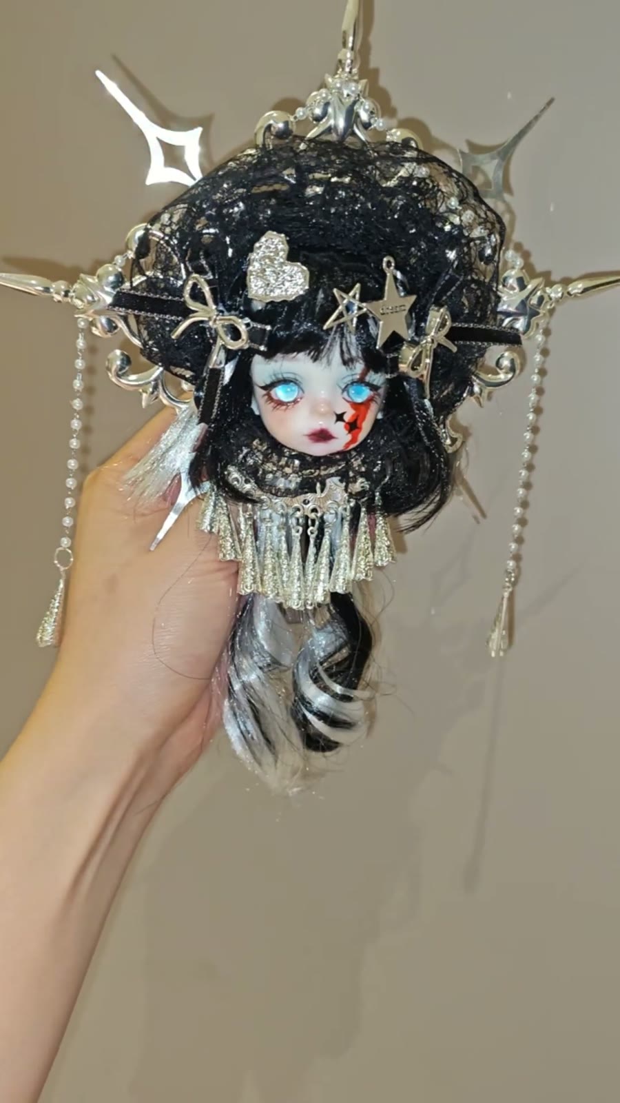 Dark Starry Night Gothic Lolita Doll Figure