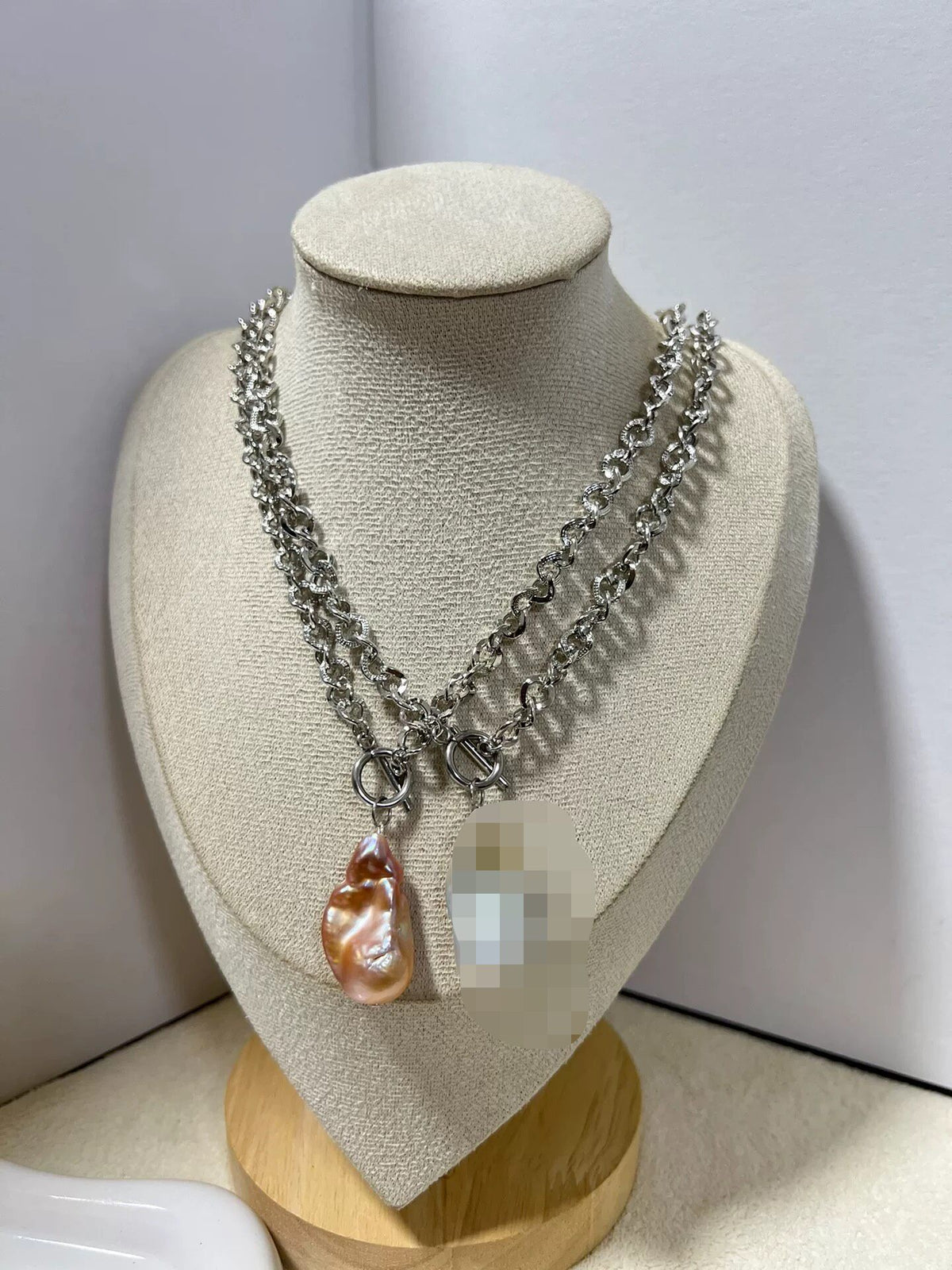Double Strand Baroque Pearl Necklace