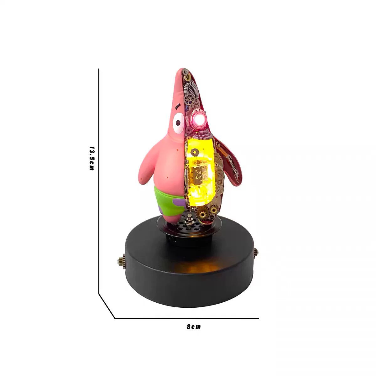 Steampunk Patrick Star Mechanical Figurine