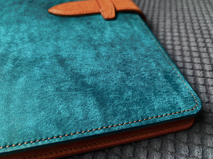 Italian PUEBLO Matte Leather Notebook Cover for B5/A5/A6/A7