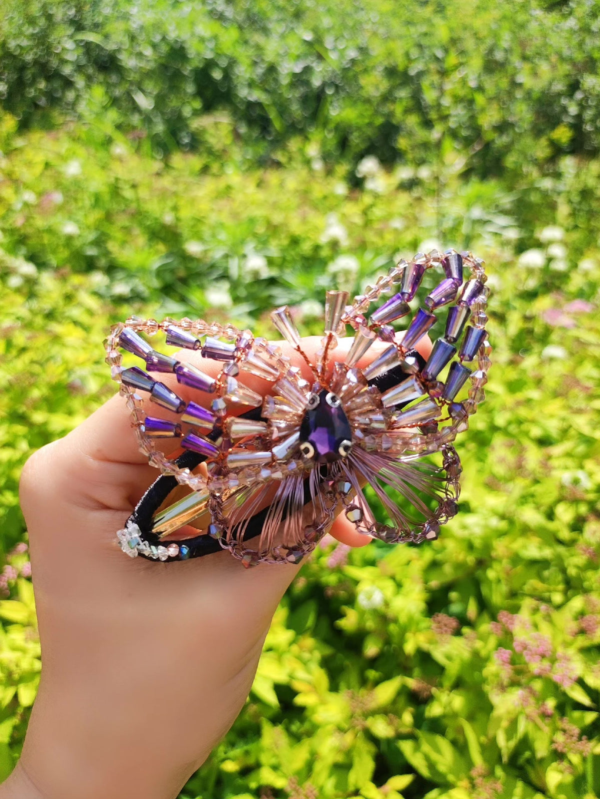 Copper Wire Butterfly Hair Clip