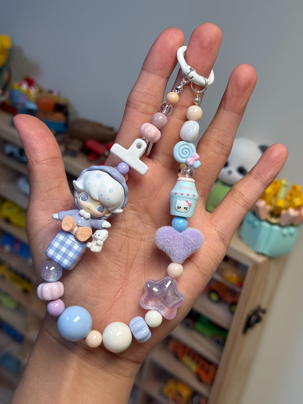 Dimoo Arctic Bear Figure Phone Chain