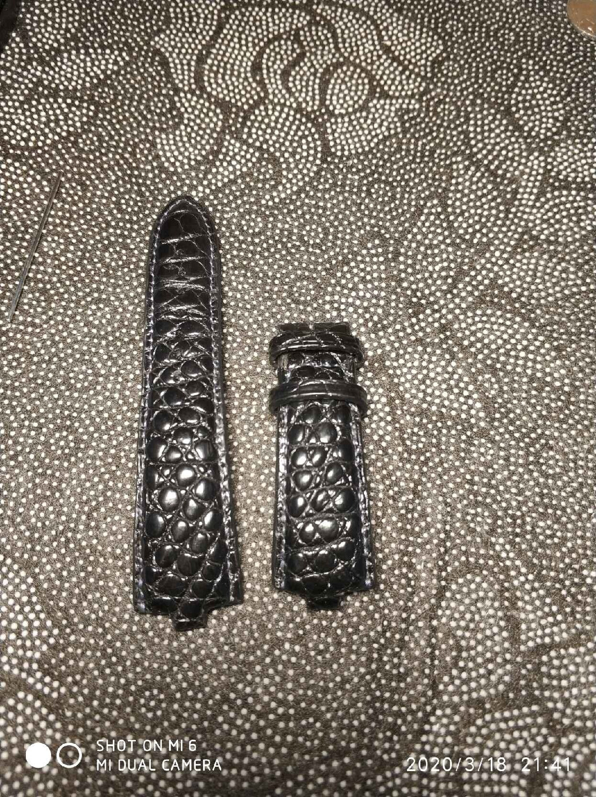 Crocodile Leather Watch Strap for Vacheron Constantin Overseas