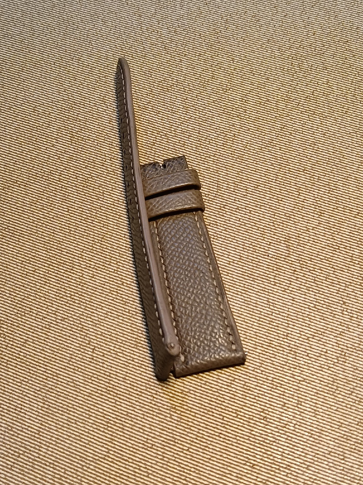 Handmade Leather Watch Strap Pebbled