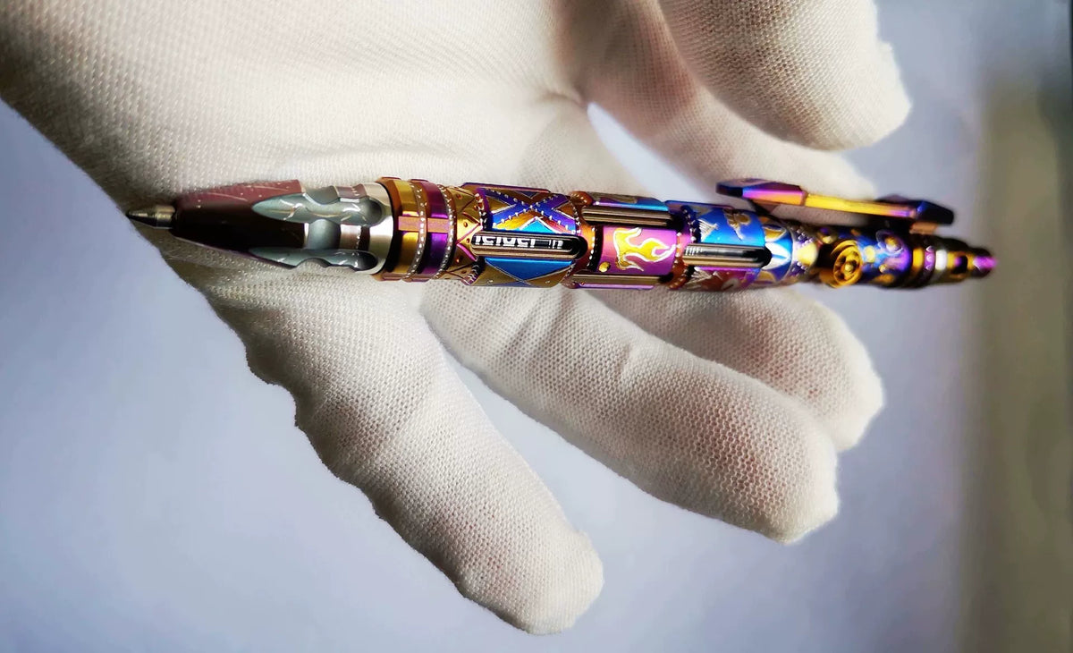 Stylo tactique Titaner M390 à mécanisme bolt action