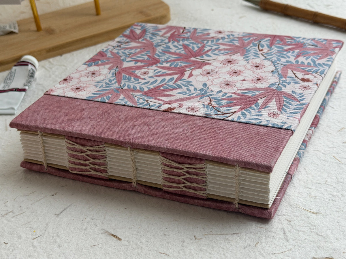 Handmade Watercolor Sketchbook Exposed Spine 300gsm