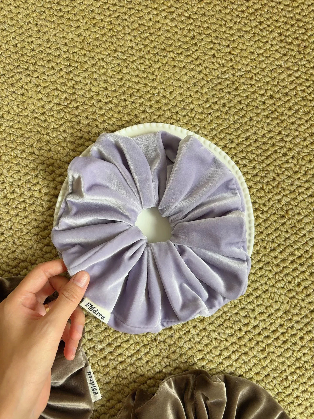 Oversized Baby Velvet Hair Scrunchie