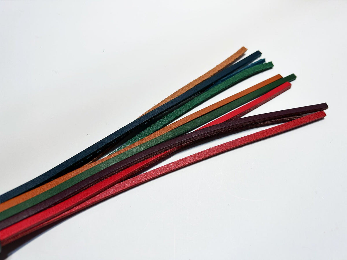 Handcrafted Multicolor Leather Flogger Compact