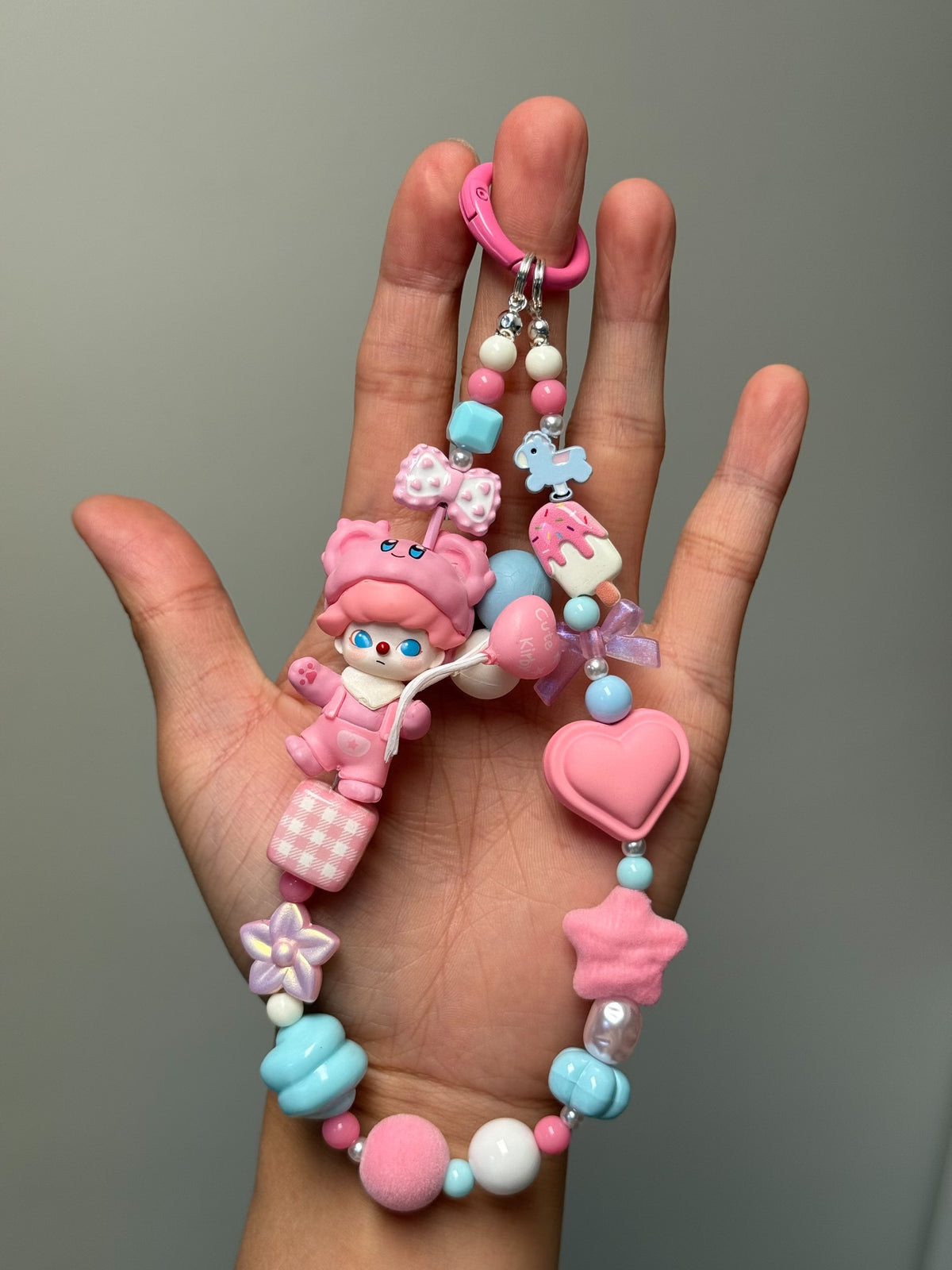 パステル DIMOO フィギュア スマホストラップ バッグチャーム キーホルダー