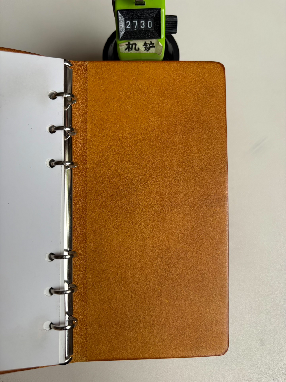 A6 Pueblo Leather Six Ring Loose Leaf Cover