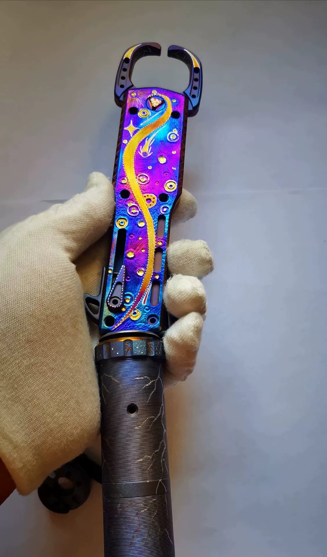 TC4 Titanium Deep Throat Fish Gripper