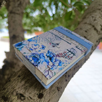 Handmade Watercolor Sketchbook 10x7cm 300gsm Semi-Cotton Paper 46 Pages