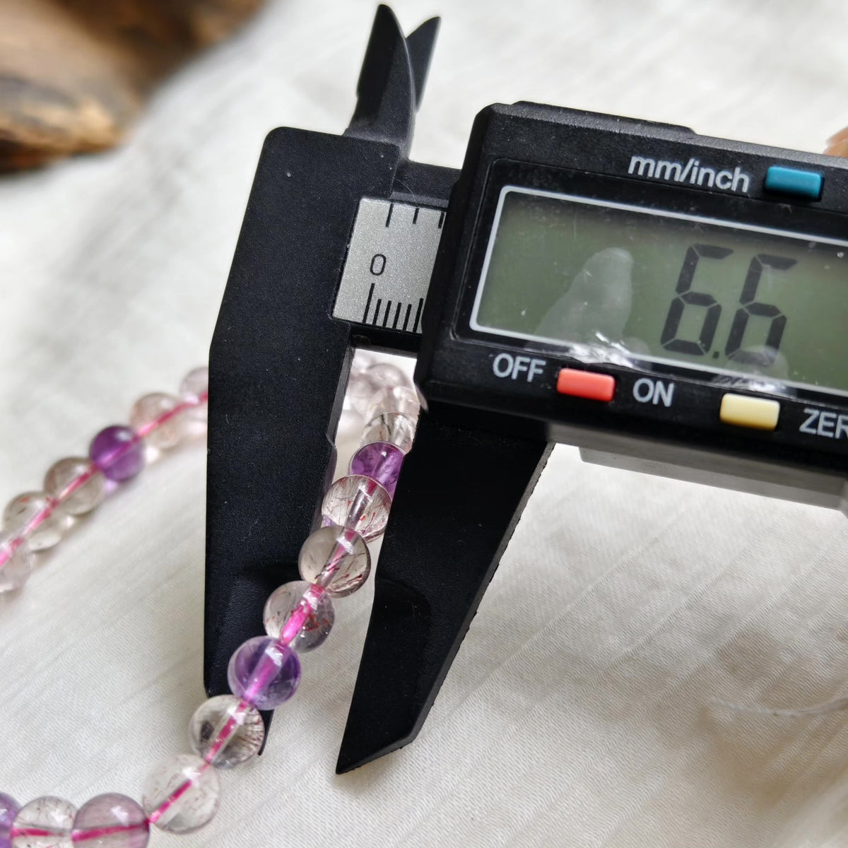 Super Seven Crystal Beaded Bracelet