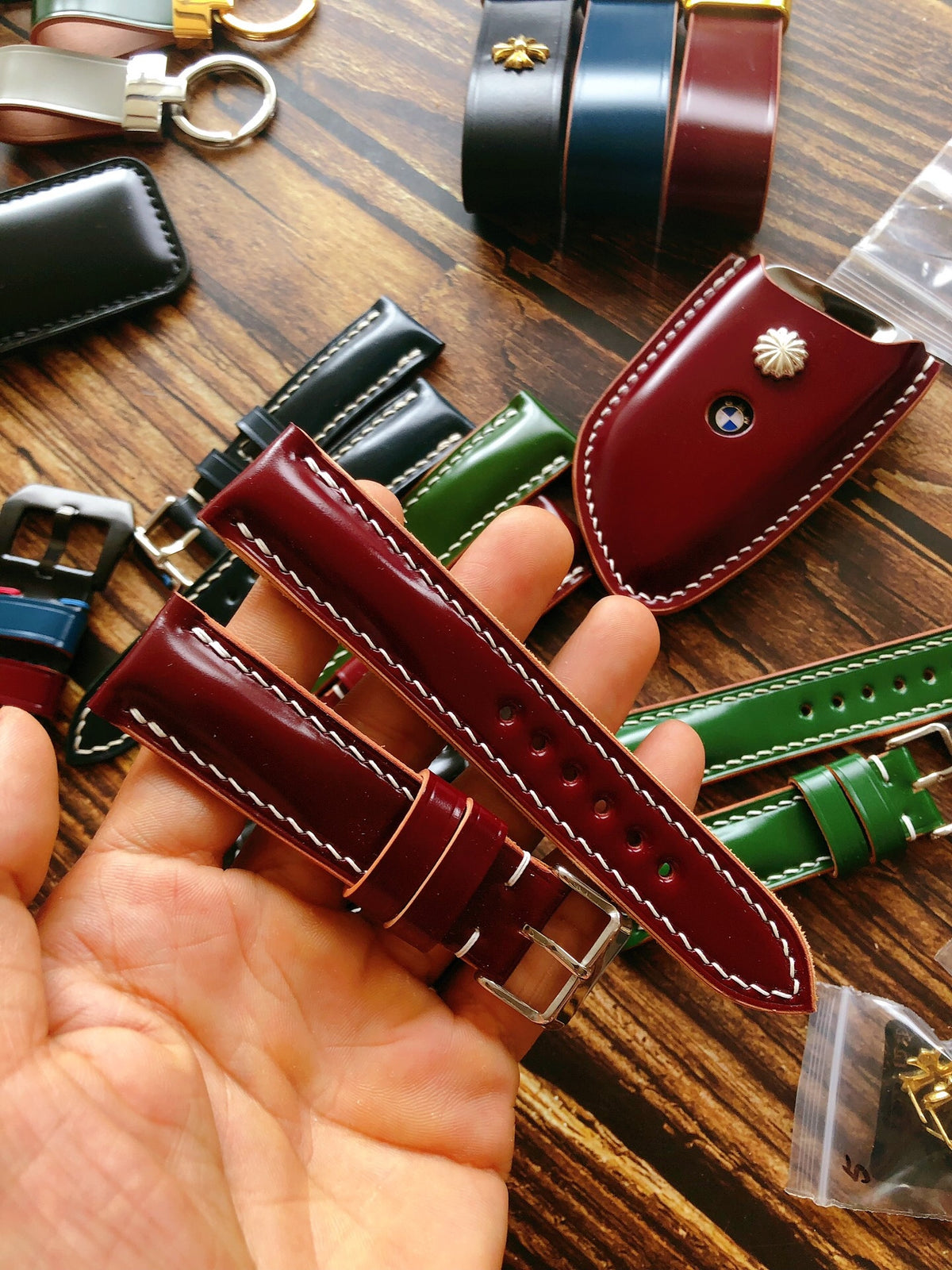Handcrafted Japanese Shinki Horsehide Watch Strap