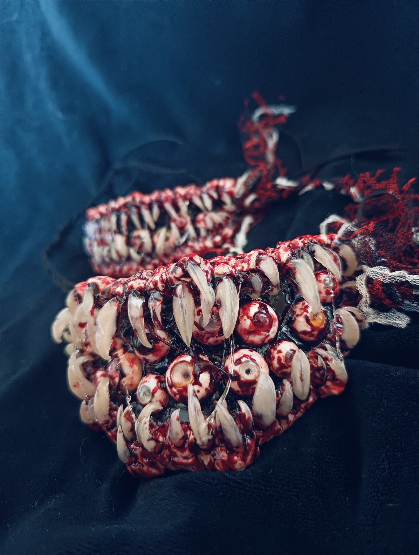 Resin Cthulhu Eye Mask with Teeth