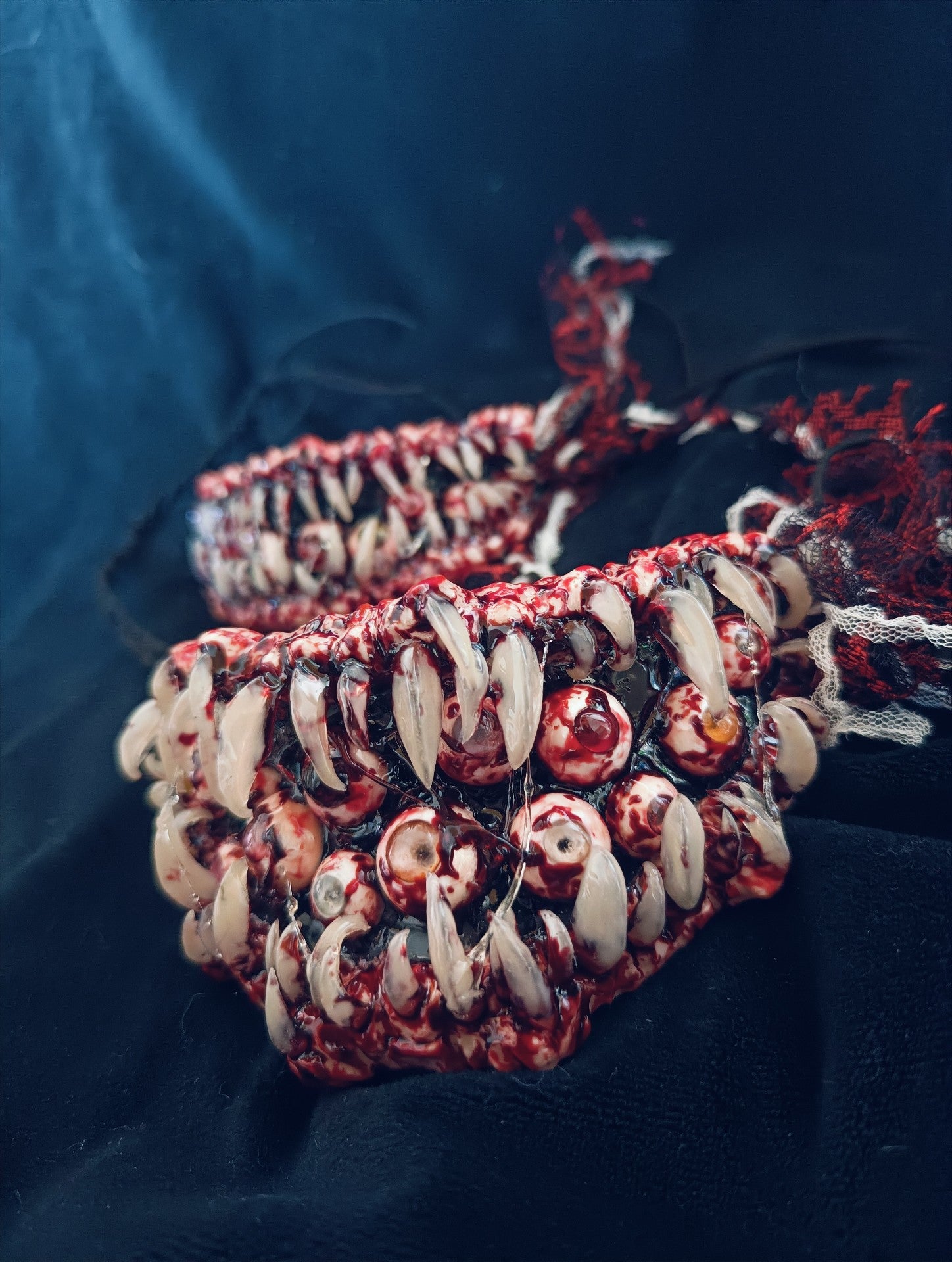 Resin Cthulhu Eye Mask with Teeth