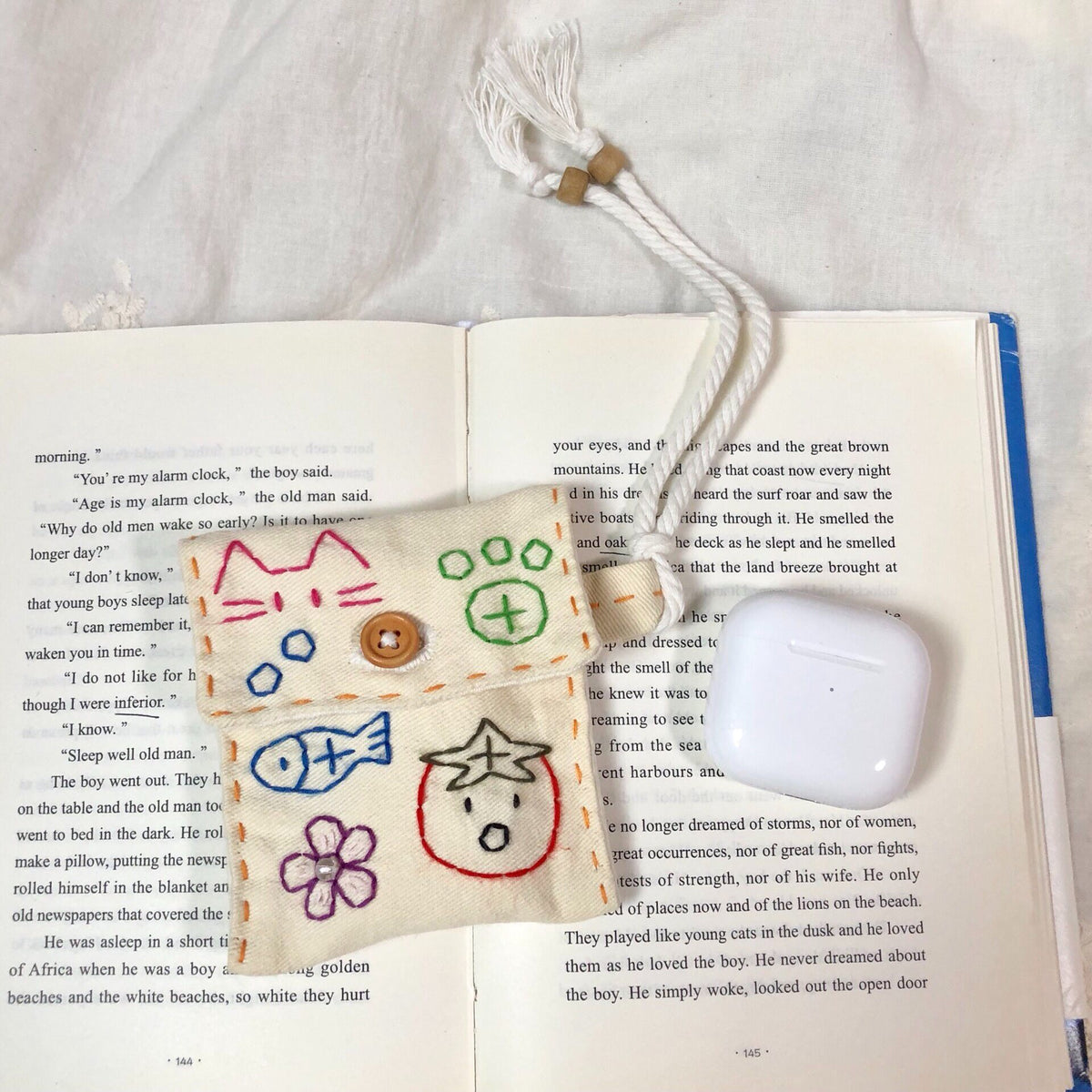 Handmade Cotton Cartoon Coin Purse Pouch