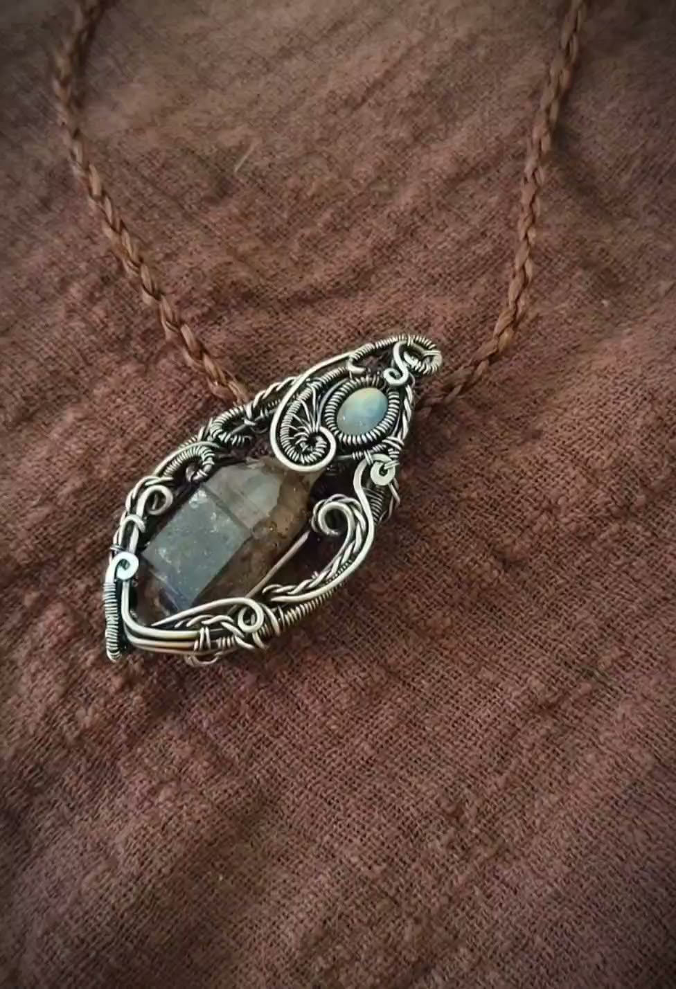 Super Seven Crystal Wire Wrapped Necklace