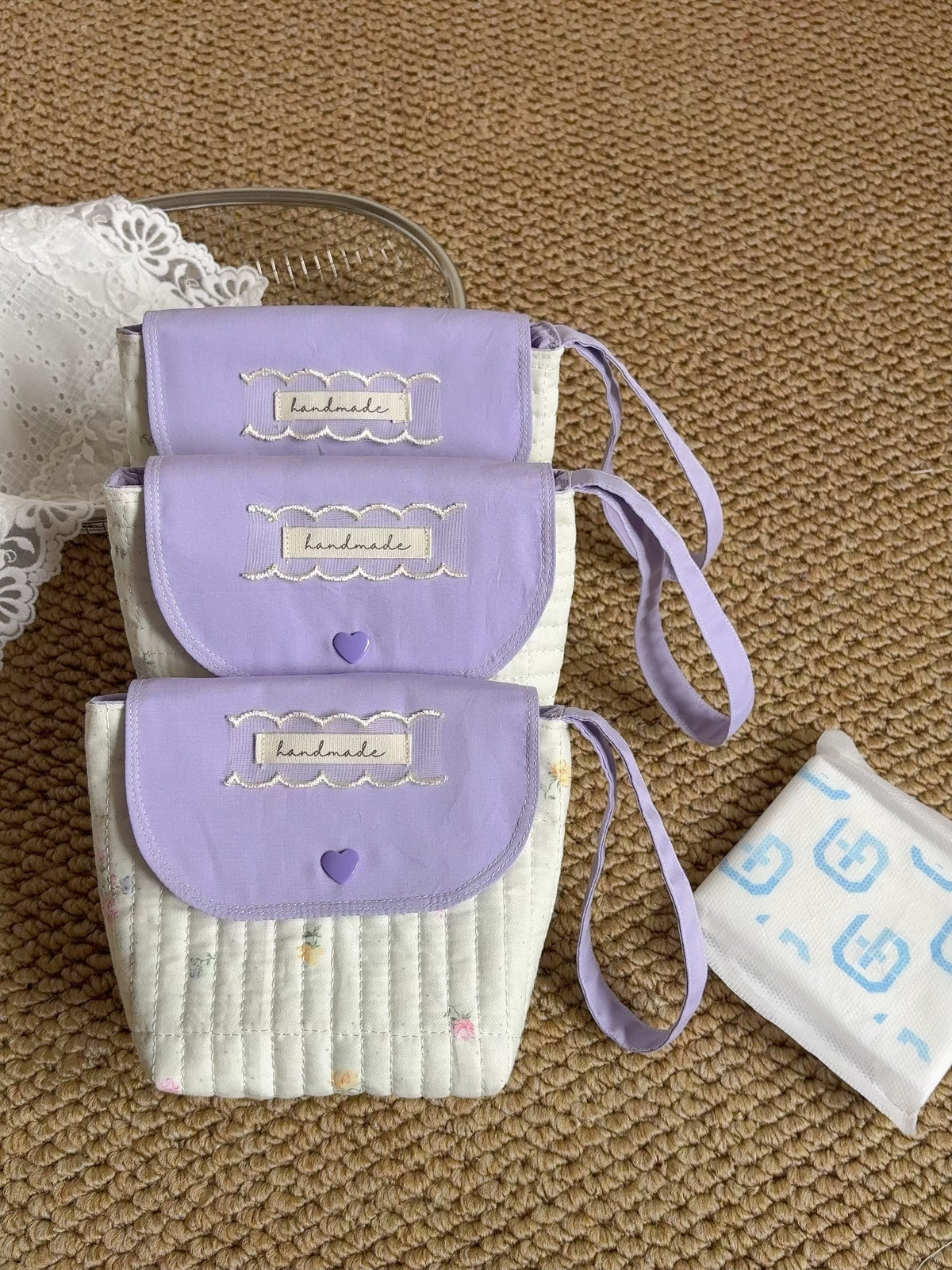 Gewatteerd Katoenen Menstruatietasje