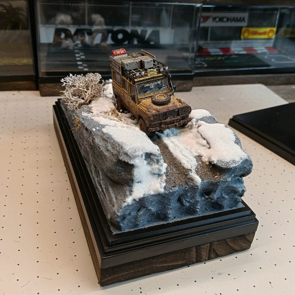 1:64 Schnee Off-Road Diorama Displaybasis